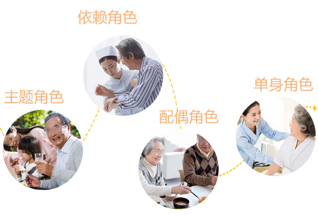 主题角色 依赖角色 配偶角色 单身角色
